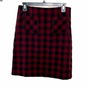 J. Jill plaid fall skirt